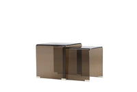 Sidebord Telemark 42 x 42cm, 36 x 36cm – brun