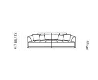 Tiga elektrisk sofa 302 cm med elektrisk justering på begge sider