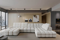 Hjørnesofa Tollo XL 400x217cm med elektrisk skyvedel