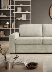 Vanilla sovesofa med integrert madrass