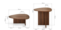 Sidebord Elio – valnøtt finér
