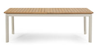 Porticato hagesett 211–300cm. med uttrekkbart bord i akasietre og 8 stoler
