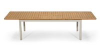 Porticato hagesett 211–300cm. med uttrekkbart bord i akasietre og 8 stoler
